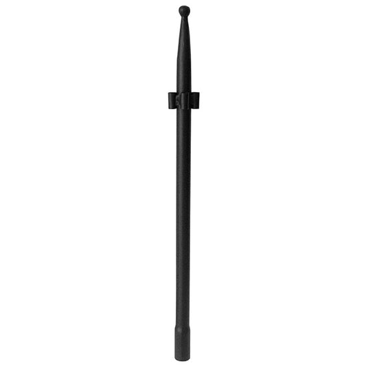 Achla Birding Pole Top Section with Four Holders, Black, 27"